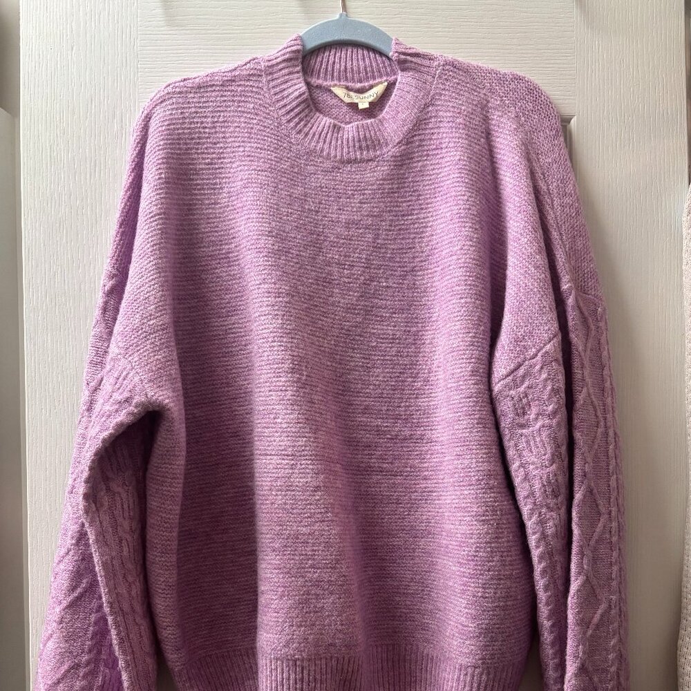 78&Sunny Fuchsia Sweater Sz L